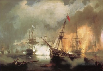  russisch - die Schlacht von Navarino 1846 Verspielt Ivan Aiwasowski russisch